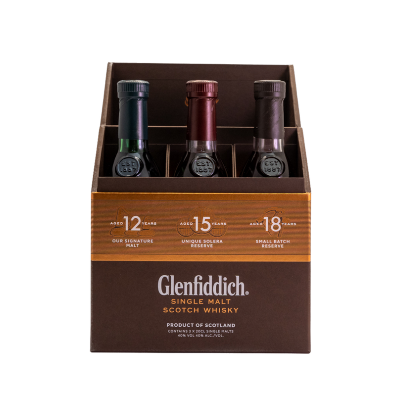 Glenfiddich Discovery Pack 12y/15y/18y 20cl